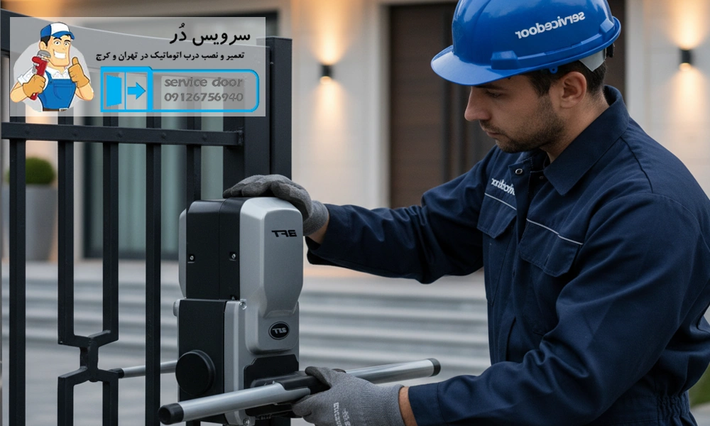 تعمیرات جک درب پارکینگ بی اف تی BFT