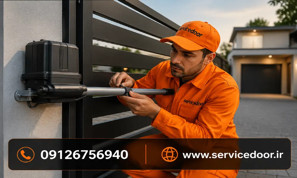 تعمیرات جک درب پارکینگ کاراماتیک