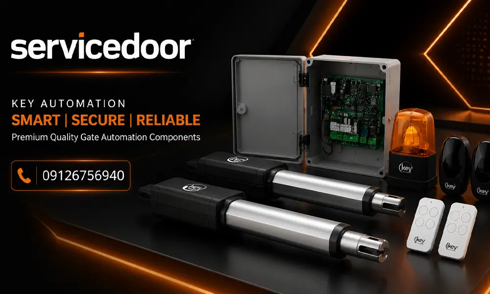 نمایندگی و👷♂️ تعمیرات جک درب پارکینگ کی اتومیشن Key Automation 2 تعمیرات جک درب پارکینگ کی اتومیشن