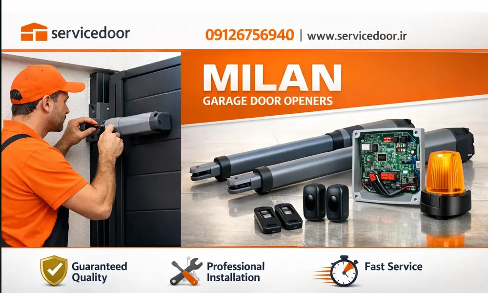 تعمیرات جک درب پارکینگ میلان