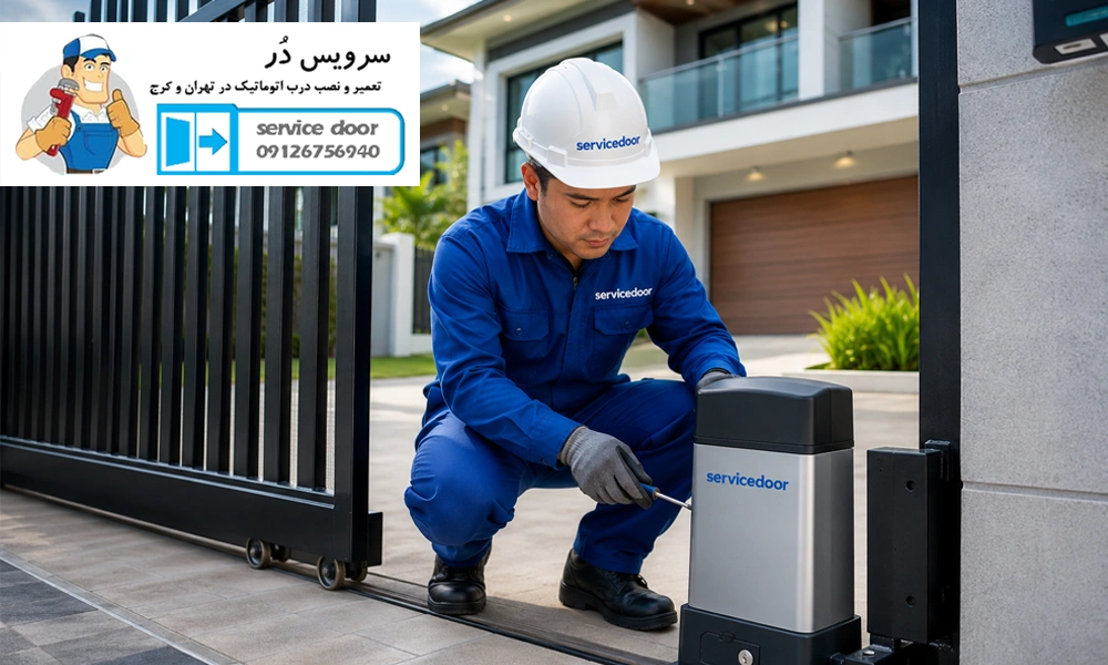 تعمیرات جک درب پارکینگ زیمنس