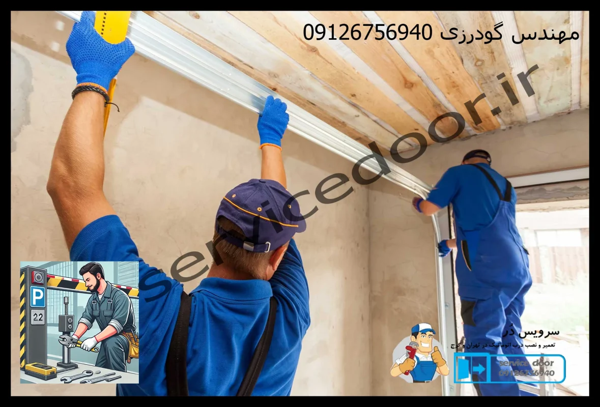 تعمیر درب پارکینگ ریموت دار سرویس دُر
